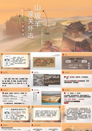 （同课异构）山坡羊·潼关怀古（2022.4.1）