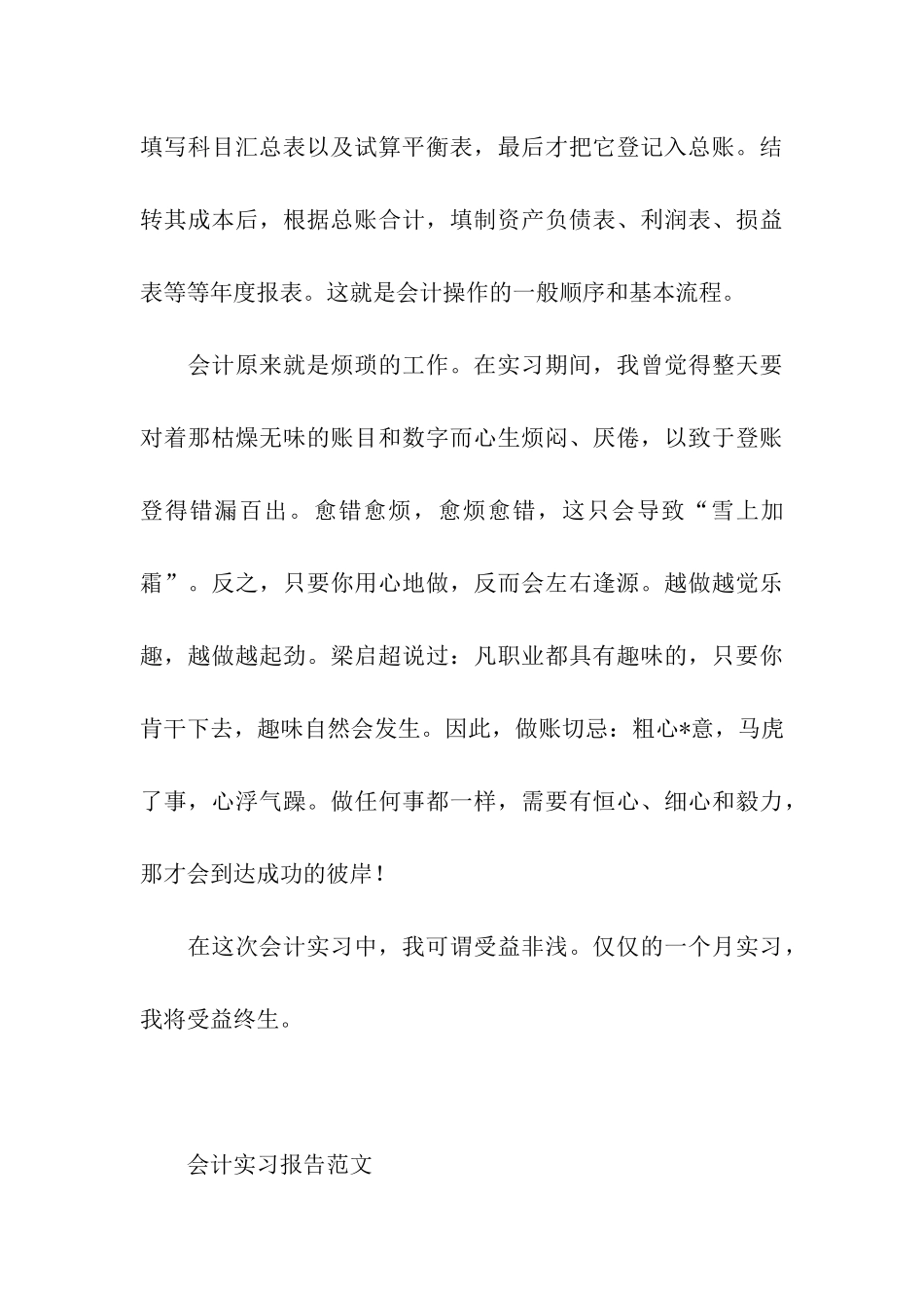 两则会计实习报告_第3页