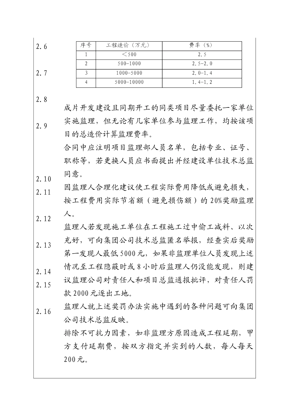 城市投资建设集团监理与施工合同管理制度_第2页