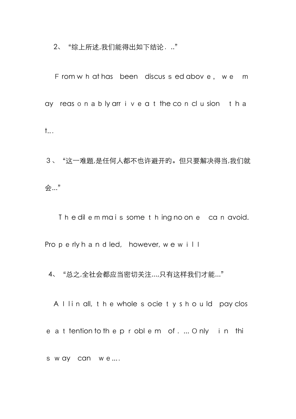 中考英语作文万能句型_第3页