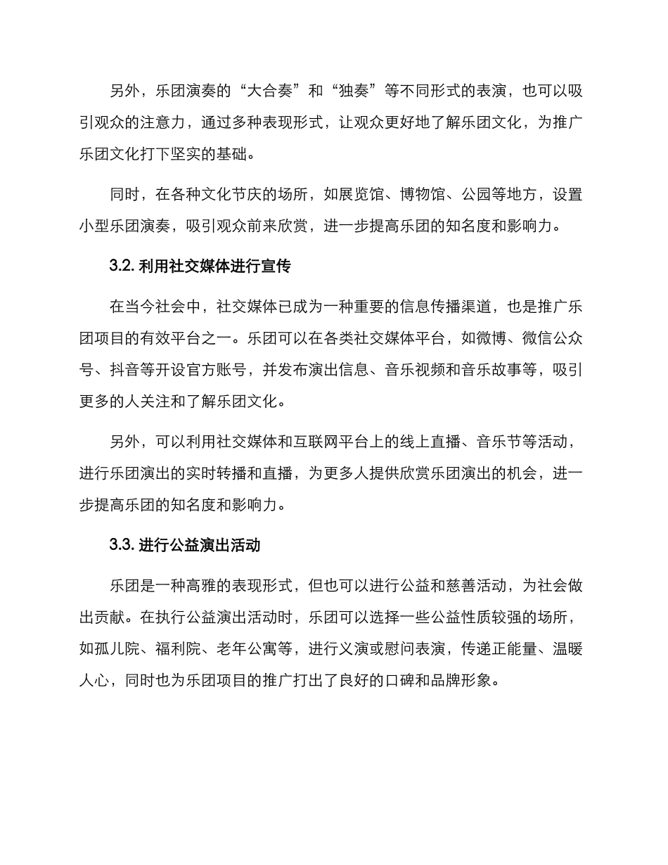 乐团项目推广方案_第2页