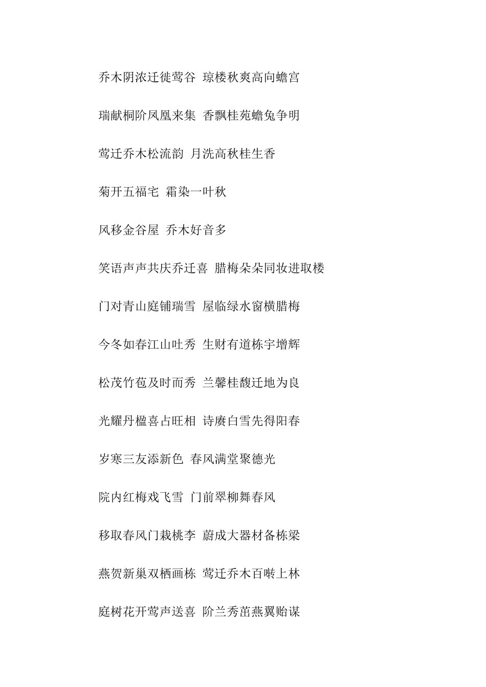 乔迁之喜祝福语_第2页