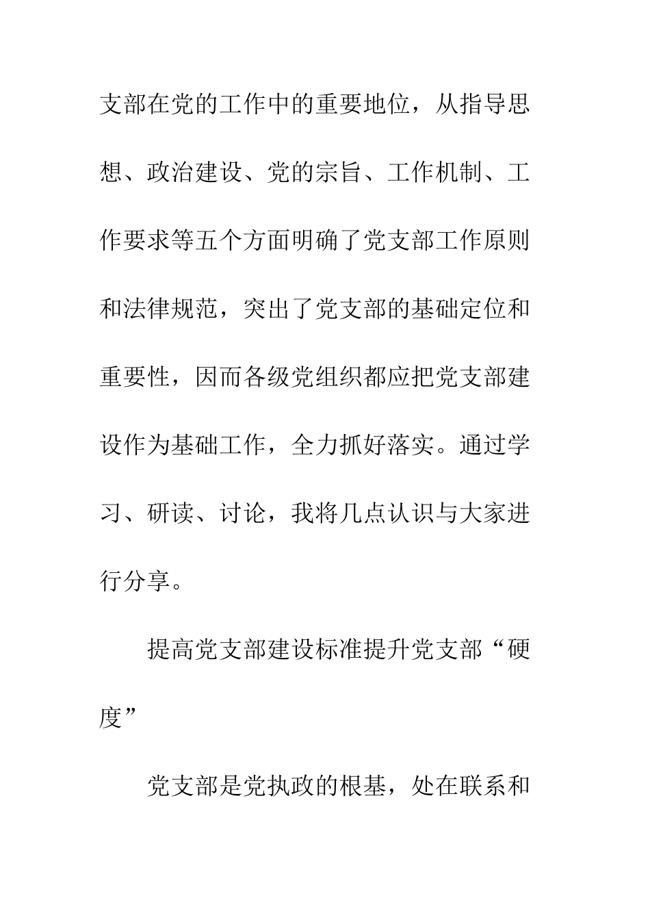 乡党委书记学习中国共产党支部工作条例心得体会20XX字_第2页