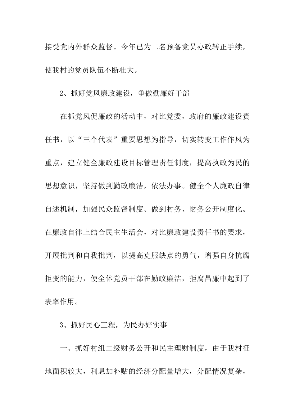 乡村2025年党支部工作总结范文_第3页