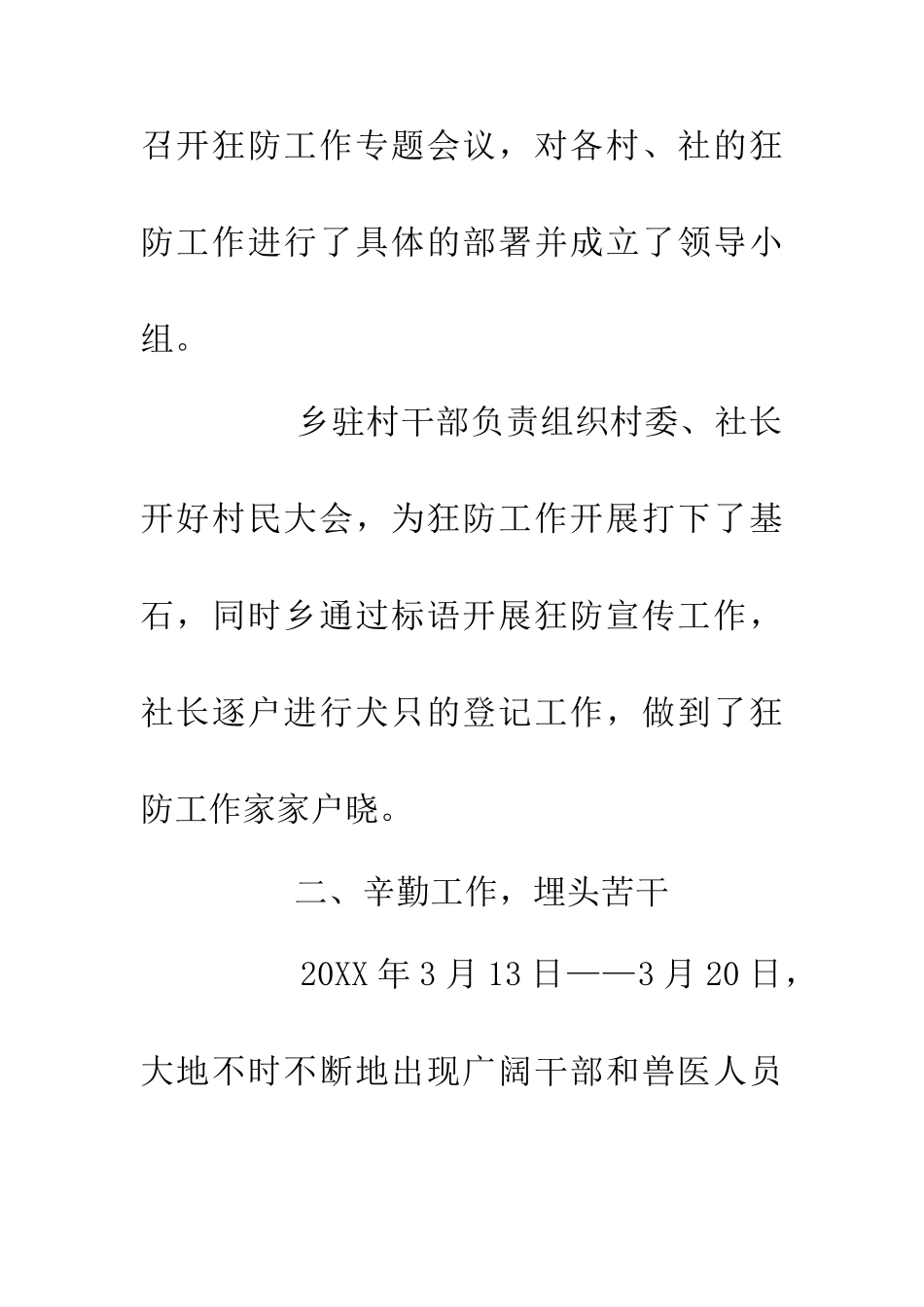 乡村年度狂防工作总结_第2页