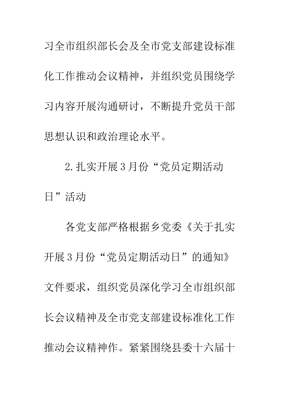 乡镇2025年3月份党建工作计划_第3页