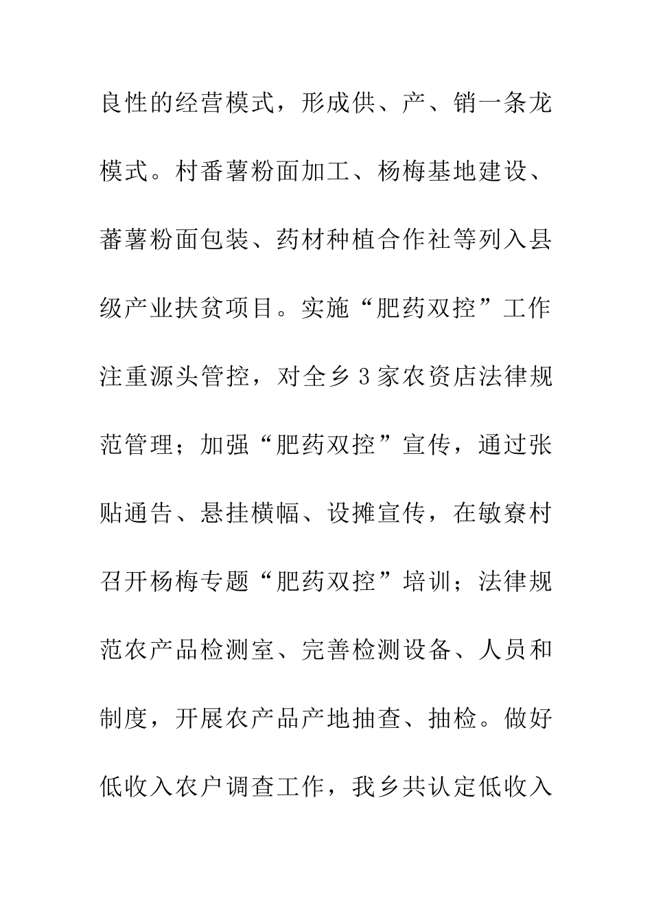 乡镇上年工作总结与下年打算_第3页