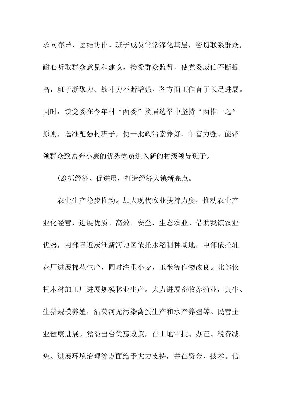 乡镇党委书记个人年终工作总结_第3页