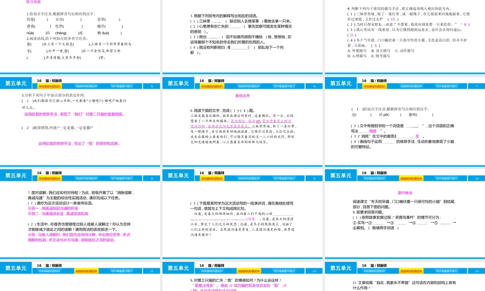 16　猫郑振铎