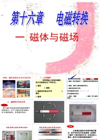 16.1磁体与磁场