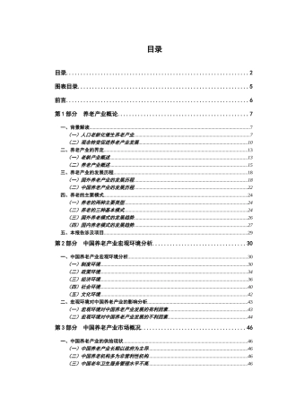 中国养老产业发展研究报告