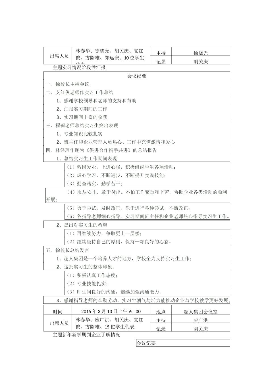 校企合作指导委员会会议纪要(超人)汇编_第2页