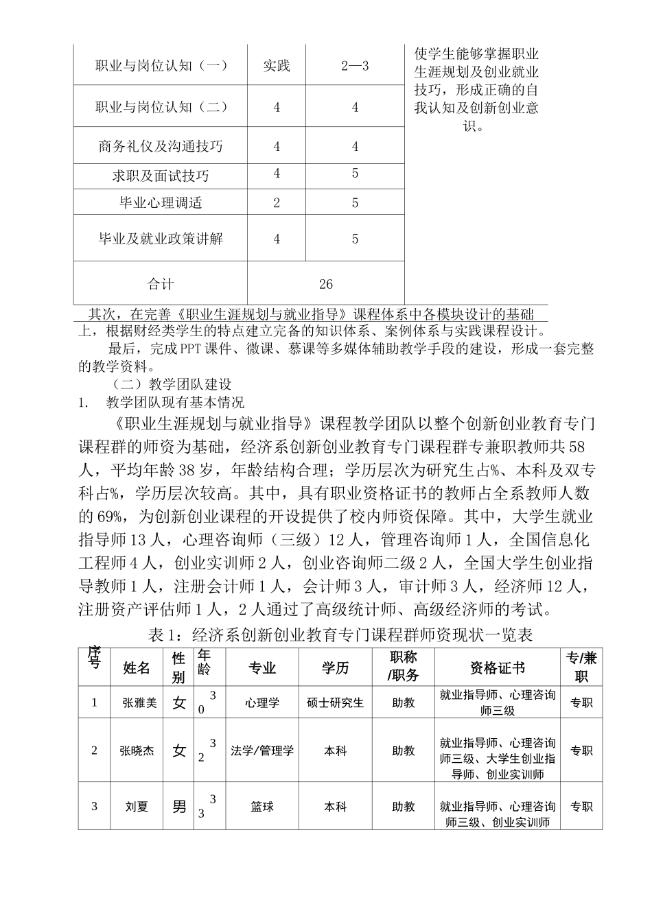 职业生涯规划课程三年建设规划详解_第3页