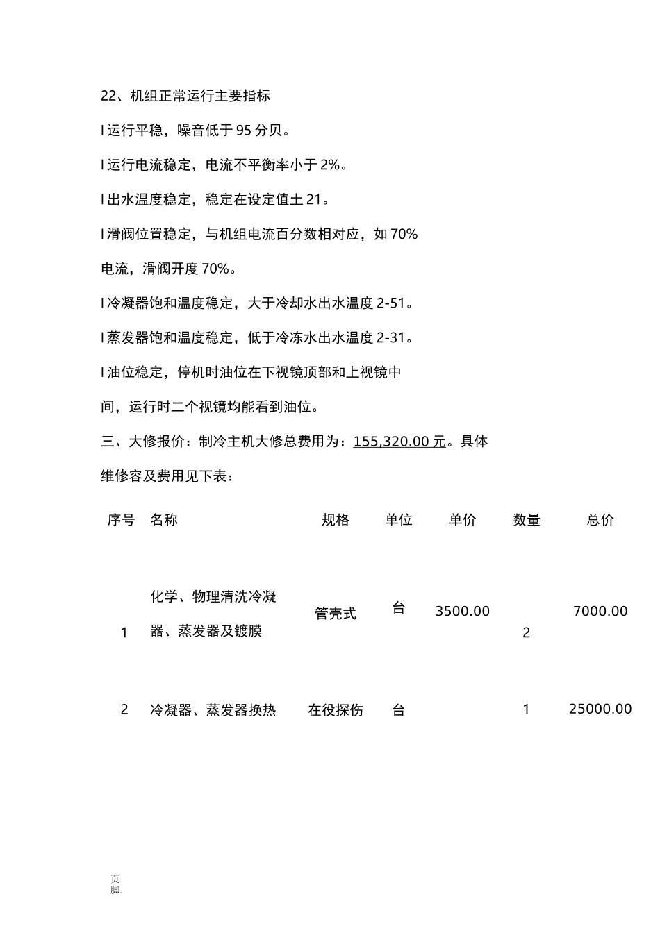 约克YS螺杆冷水机组大修报价_第3页