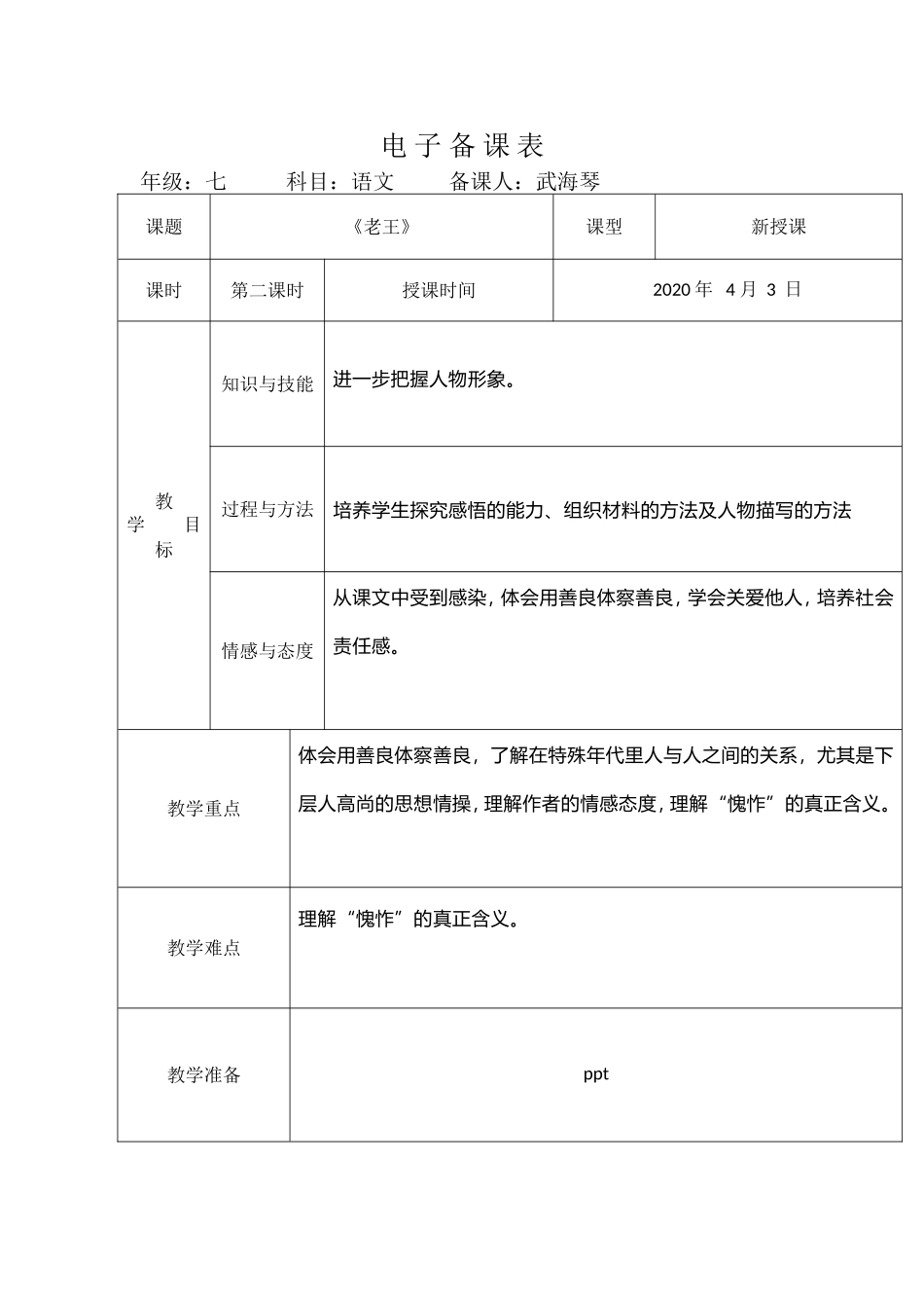 老王  第二课时_第1页