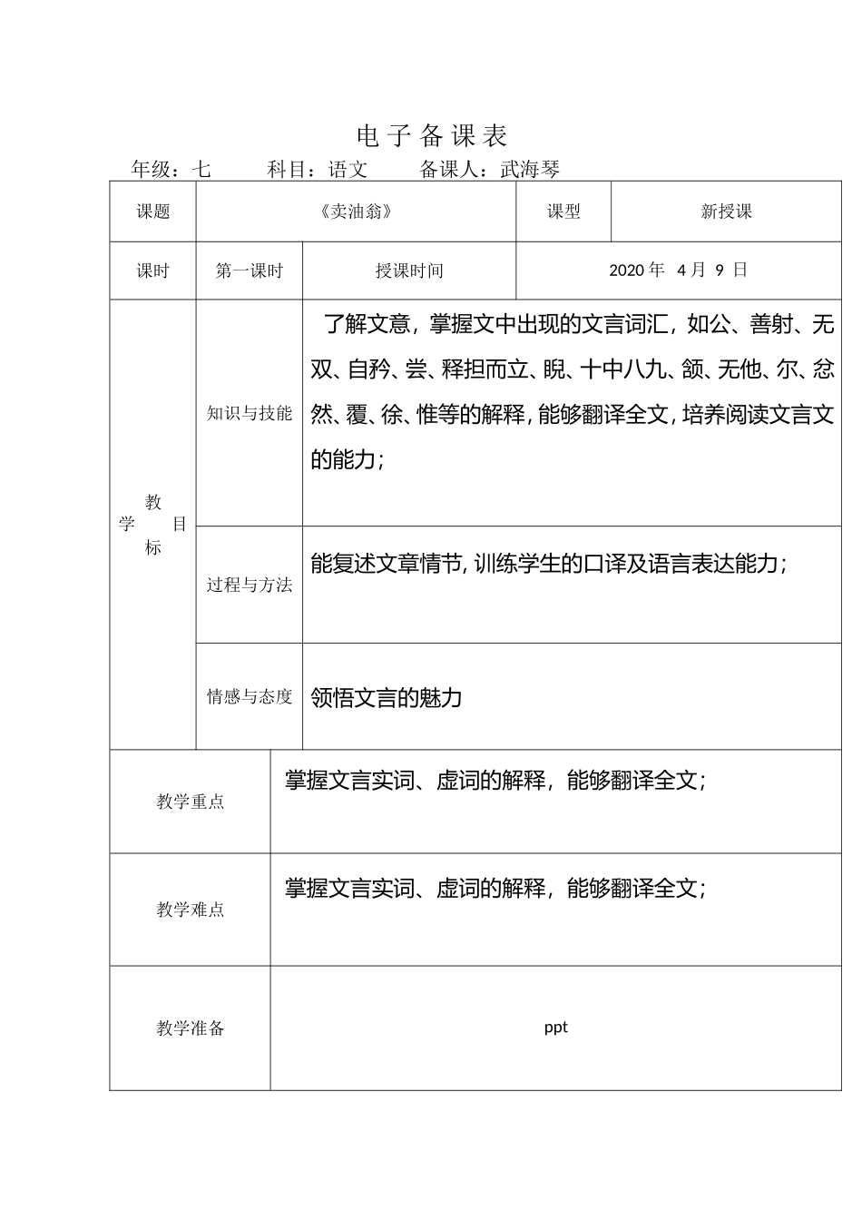 卖油翁  第一课时2_第1页