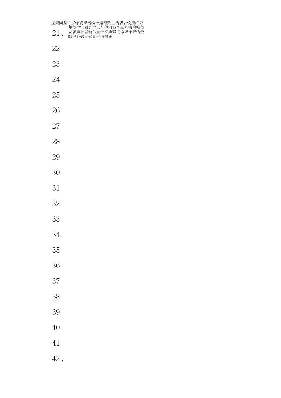 保健品店名大全500个_第3页