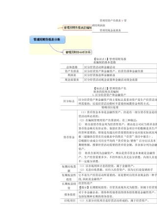 管理用财务报表