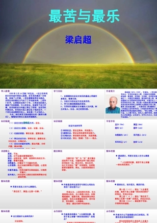 《最苦与最乐》课件 (共43张PPT)