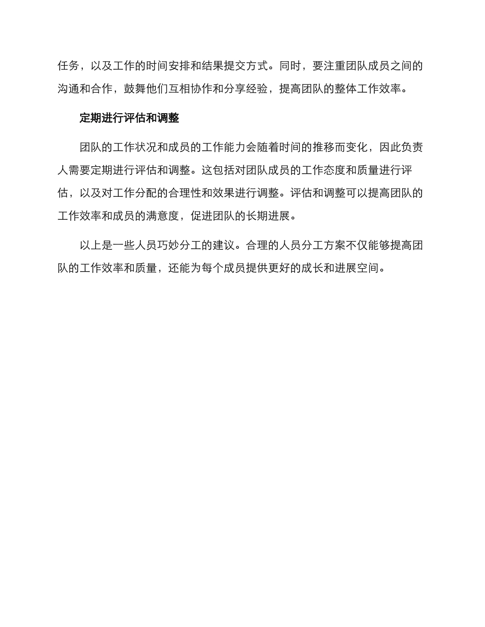 人员巧妙分工方案_第2页