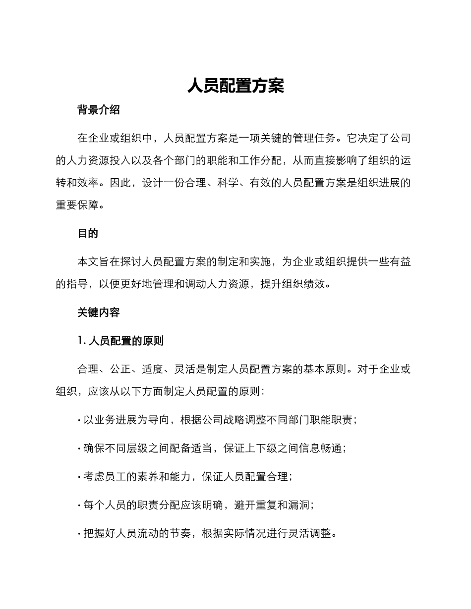 人员配置方案_第1页