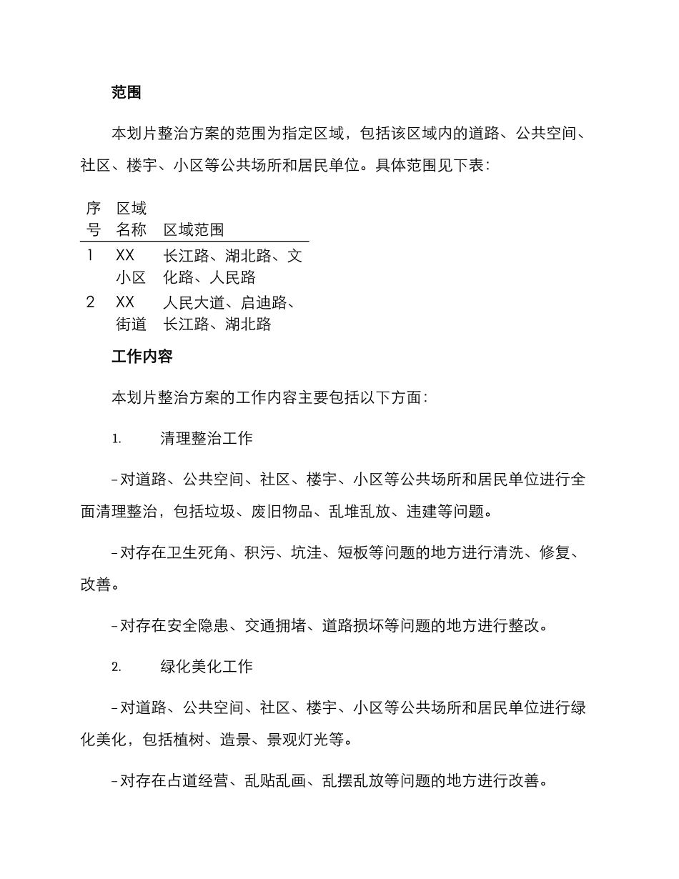 人居环境划片整治方案_第2页