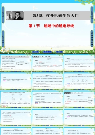 磁场中的通电导线