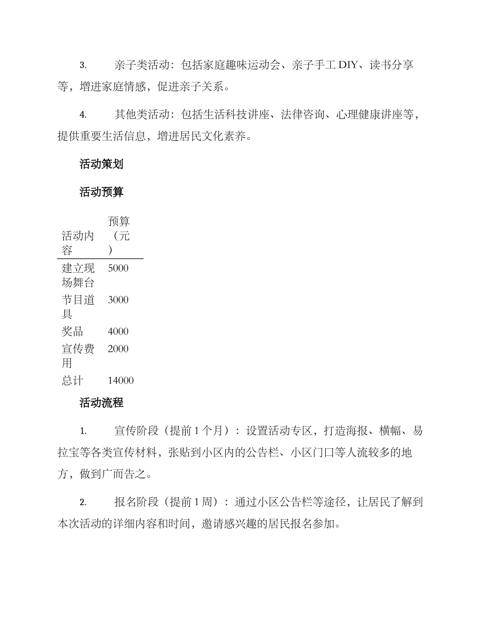 人才公寓活动举办方案_第2页