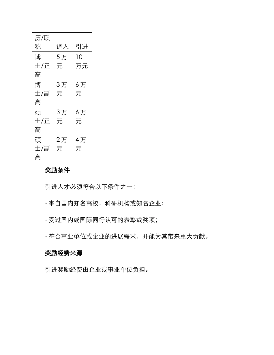 人才团队引进奖励方案_第2页