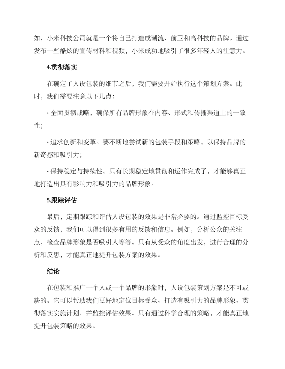 人设包装策划方案_第2页