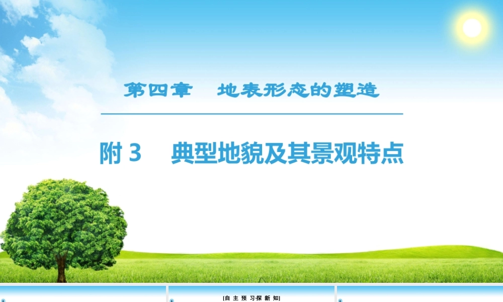 典型地貌及其景观特点