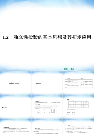 独立性检验的基本思想及其初步应用