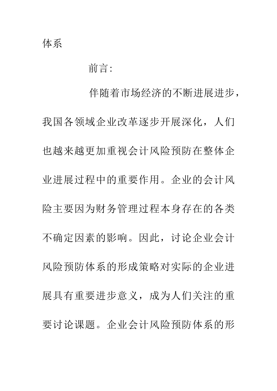 企业会计风险预防体系构建策略_第2页