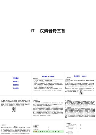 汉魏晋诗三首