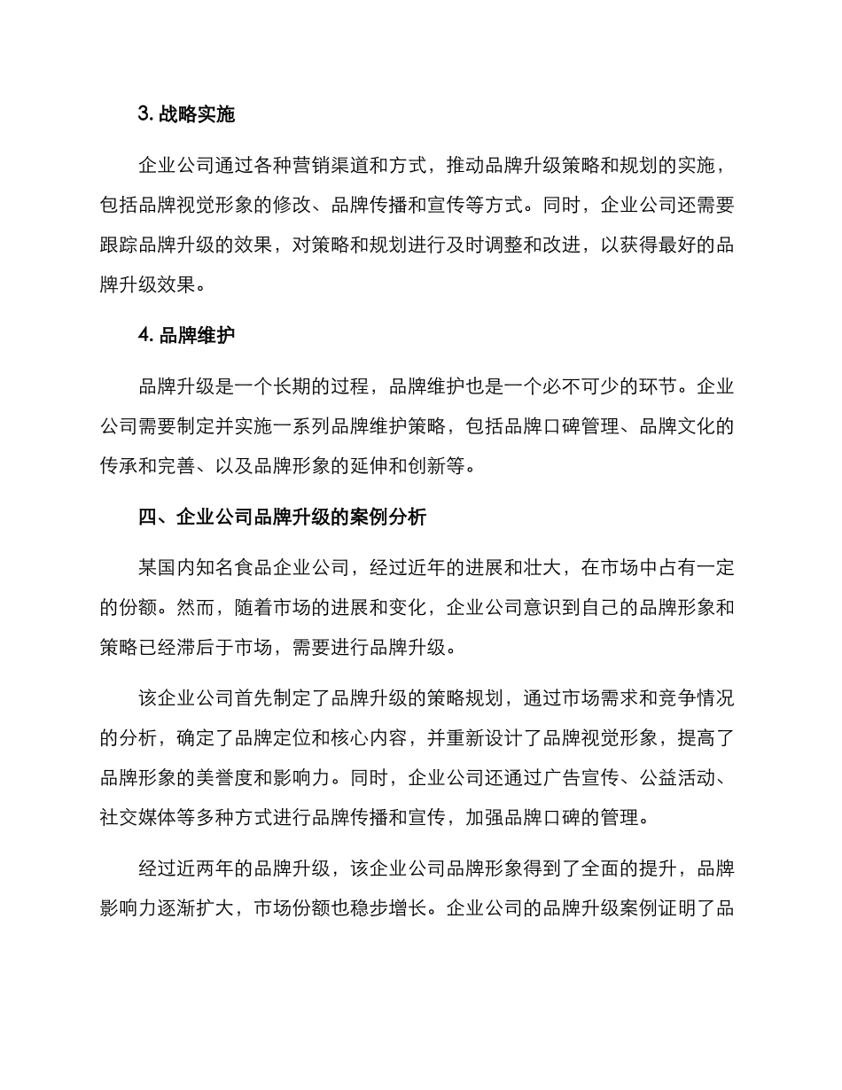 企业公司品牌升级方案_第3页