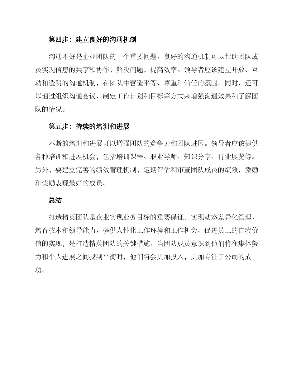 企业打造精英团队方案_第2页