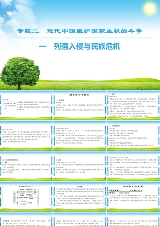 列强入侵与民族危机