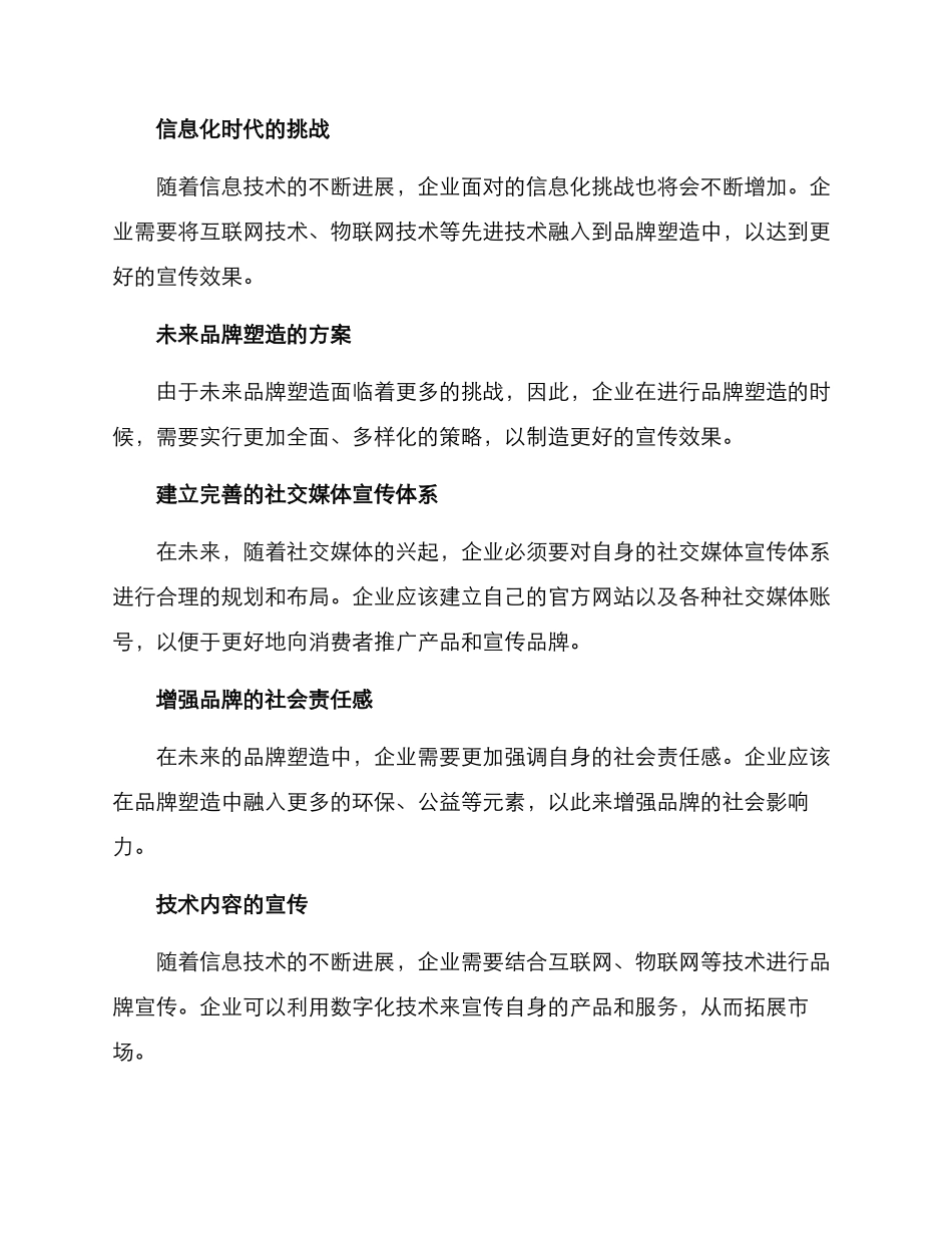 企业未来品牌塑造方案_第2页