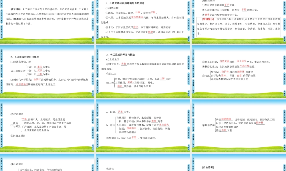 流域综合开发与可持续发展——以长江流域为例