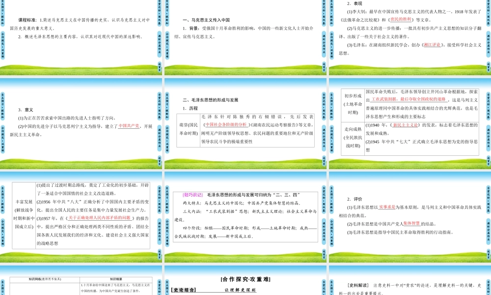 毛泽东与马克思主义的中国化