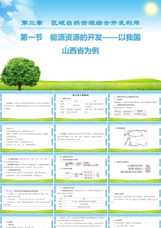 能源资源的开发-以我国山西省为例
