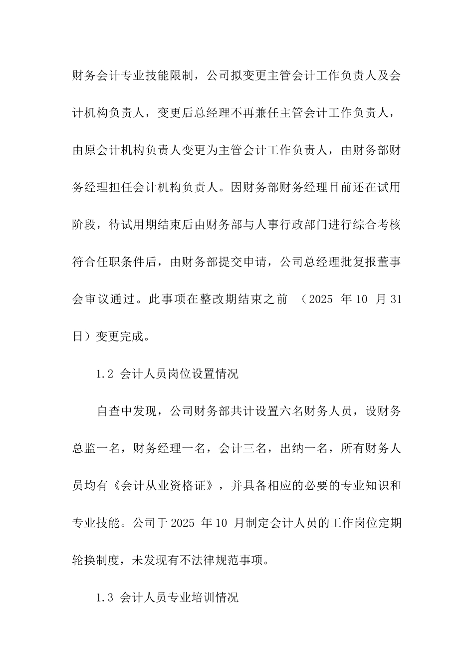 企业财务自查报告_第3页