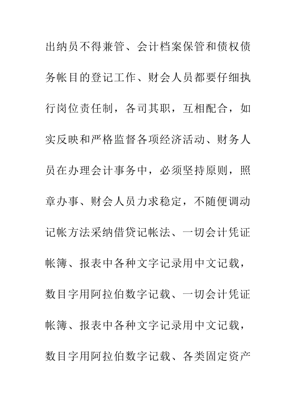 企业财务部管理制度通用范文_第2页