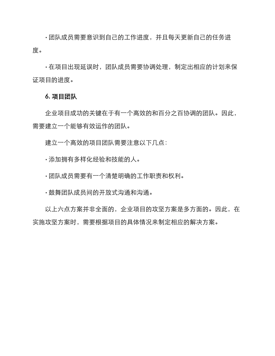 企业项目攻坚方案_第3页