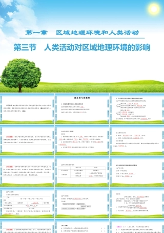 人类活动对区域地理环境的影响