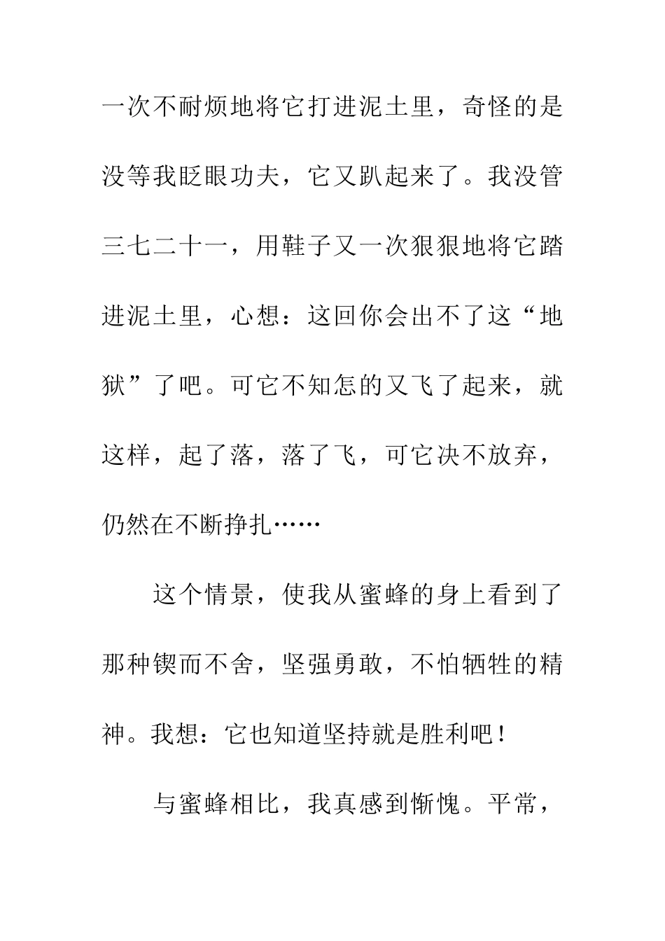 优秀读后感读《蜜蜂》有感_第2页