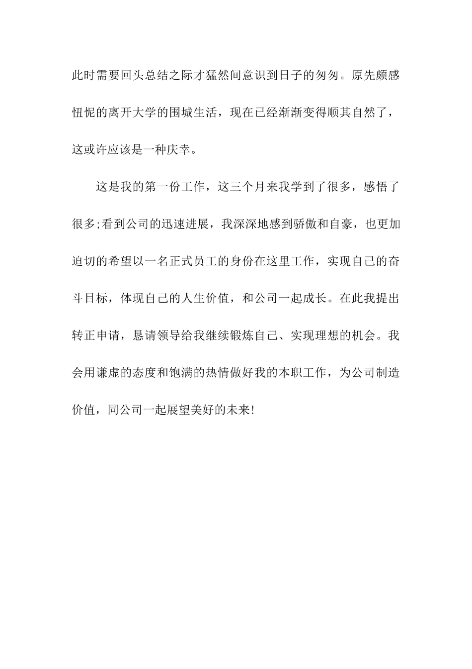 会计转正申请书模板_第3页