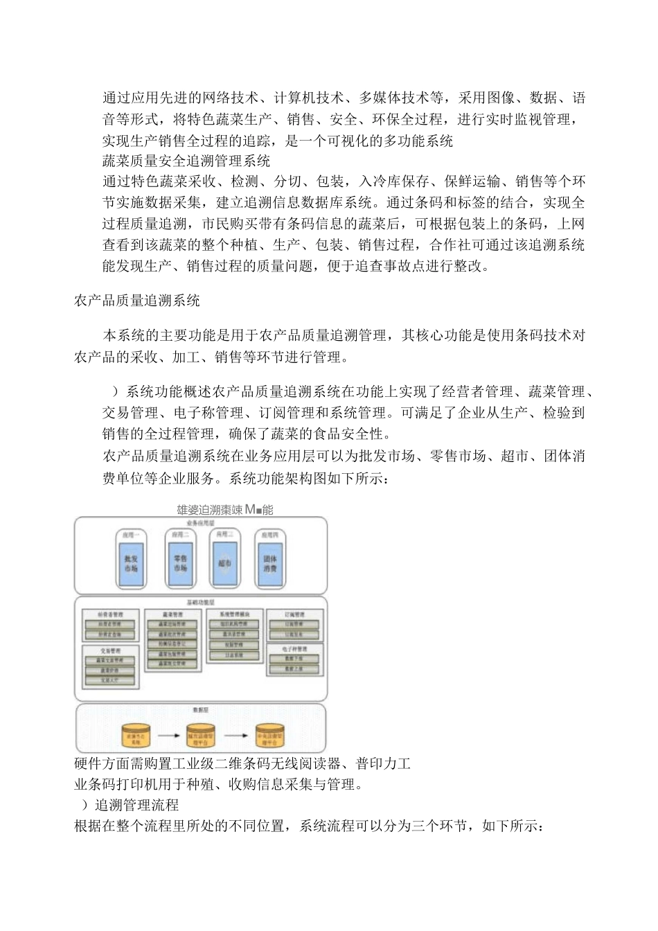 蔬菜质量安全追溯管理建设情况_第2页