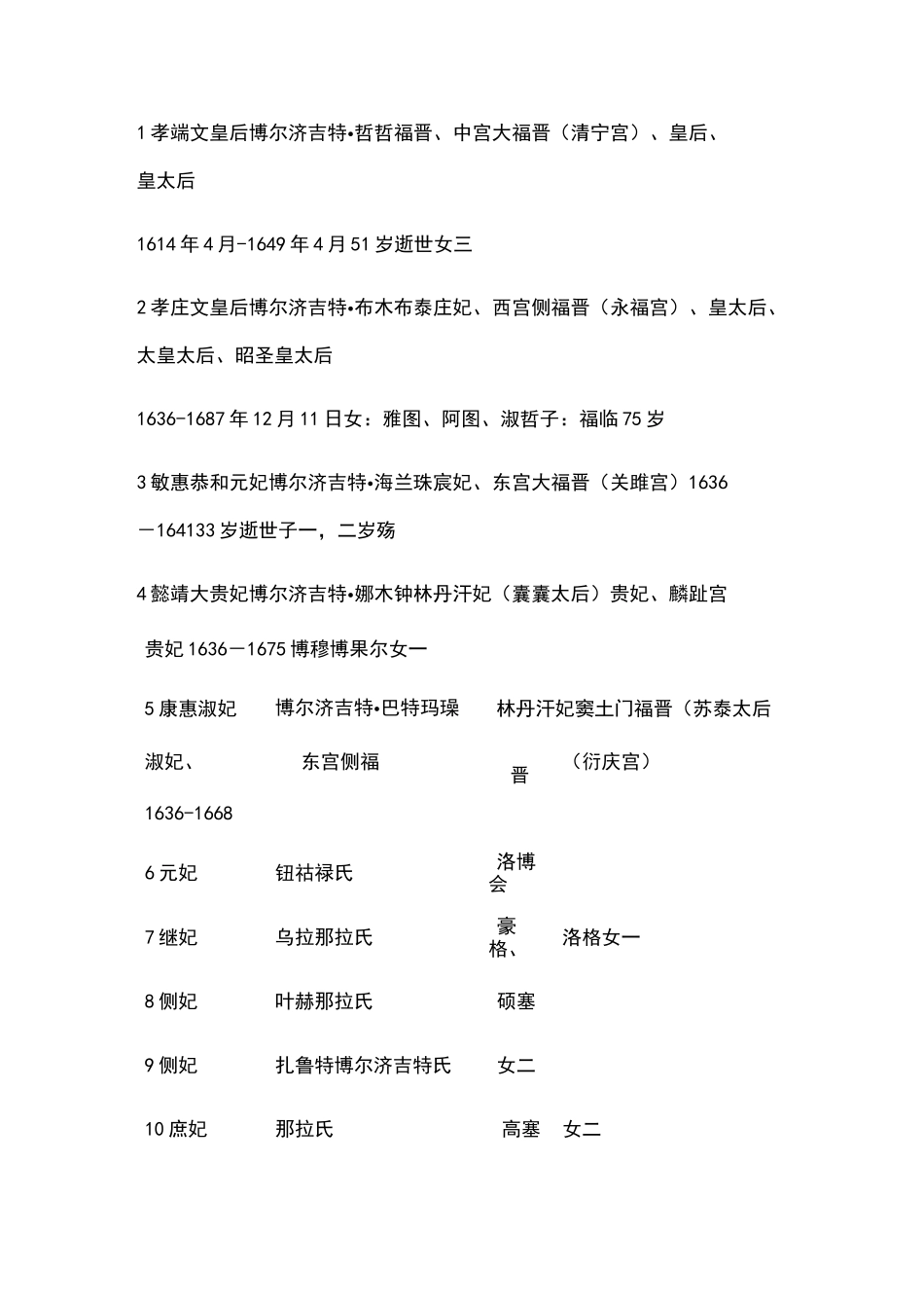 清朝后妃列表_第3页