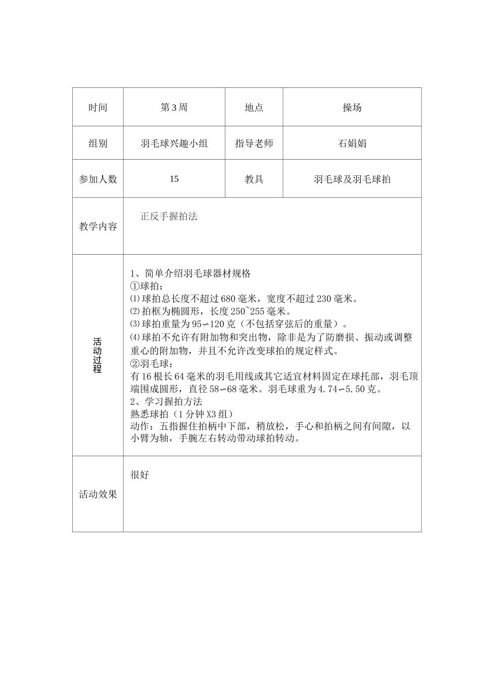 羽毛球社团活动记录_第3页